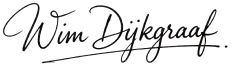 Wim Dijkgraaf signature